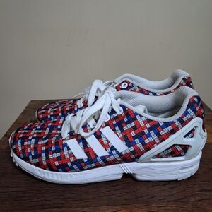 Adidas ZX Flux Torsion Ortholite Women's Red, White & Blue Sneakers Shoes; Sz 6